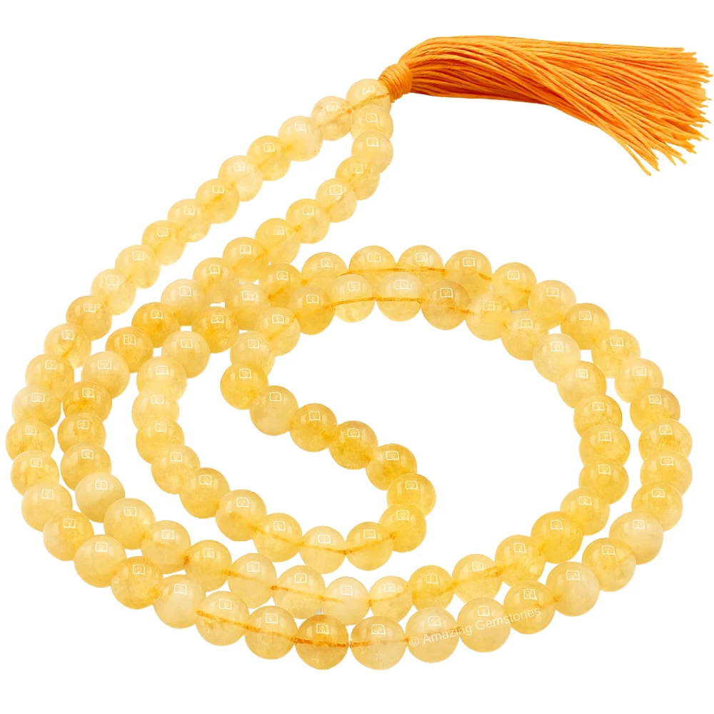Citrine Mala (Without Knot)