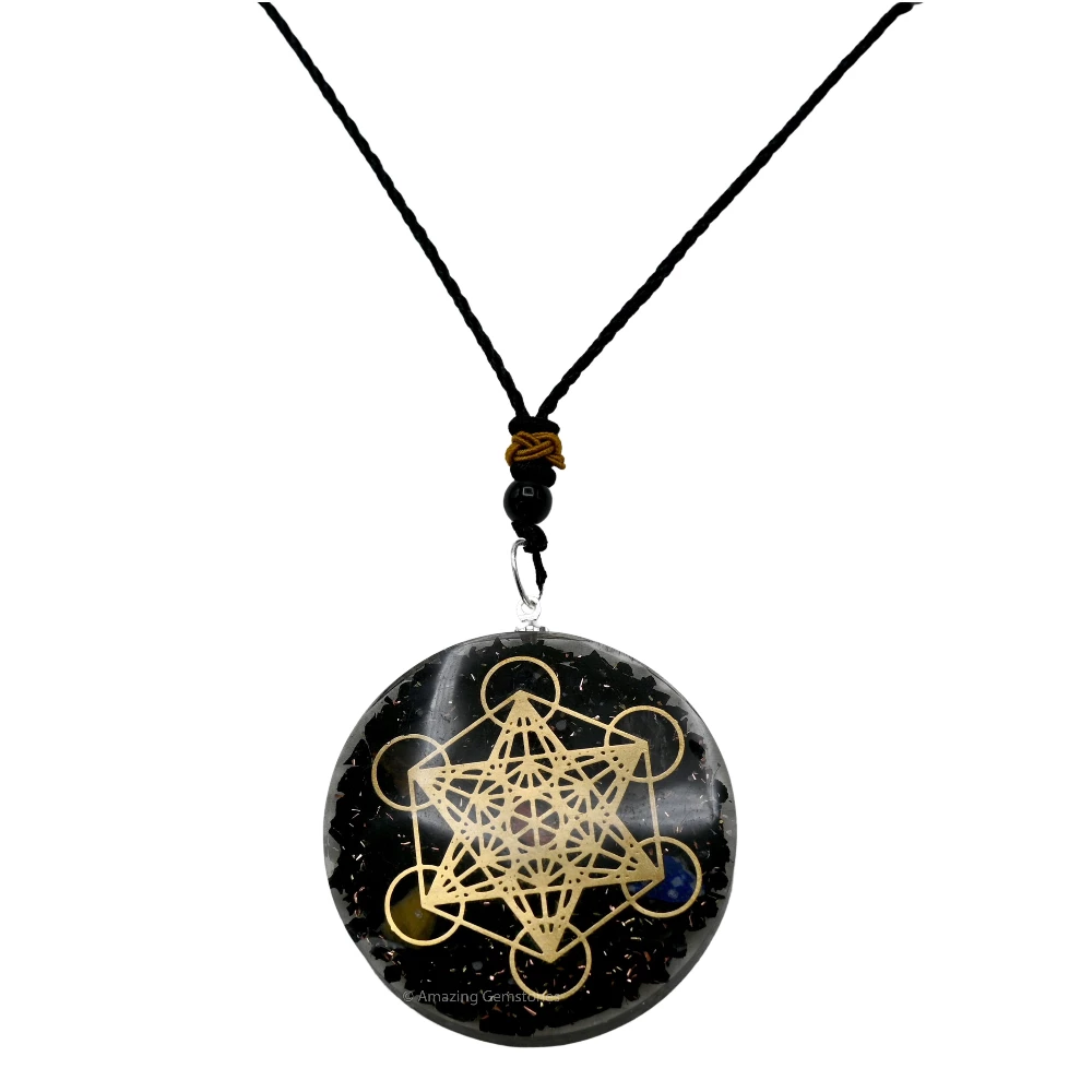 Shungite Orgone Necklace - Metatron