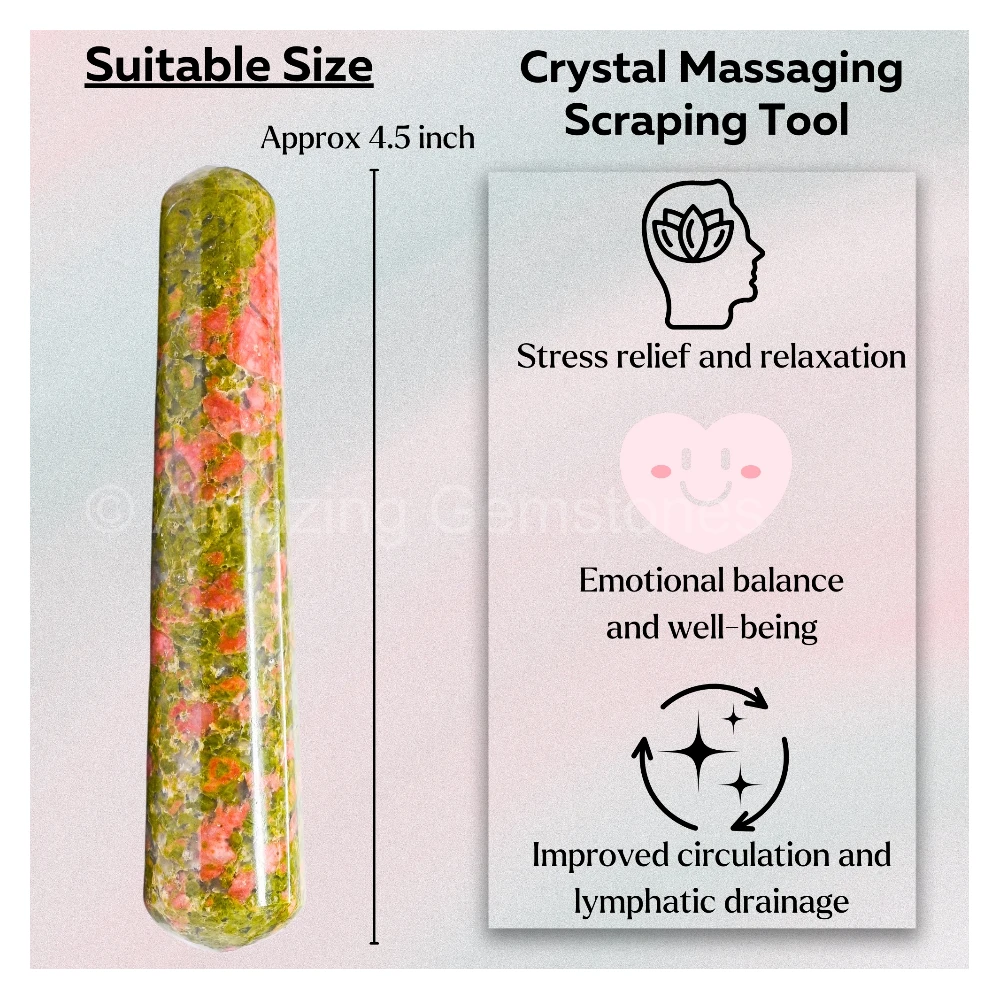 Unakite Wand