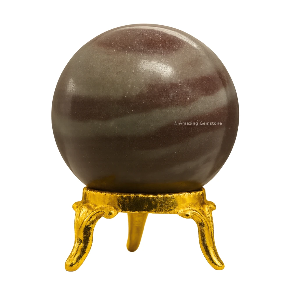 Narmada Shiva Lingam Sphere (1.5 Inch)