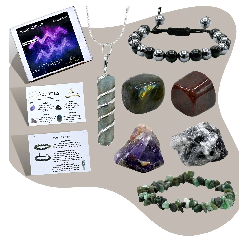 Crystals for Aquarius (Premium Set)