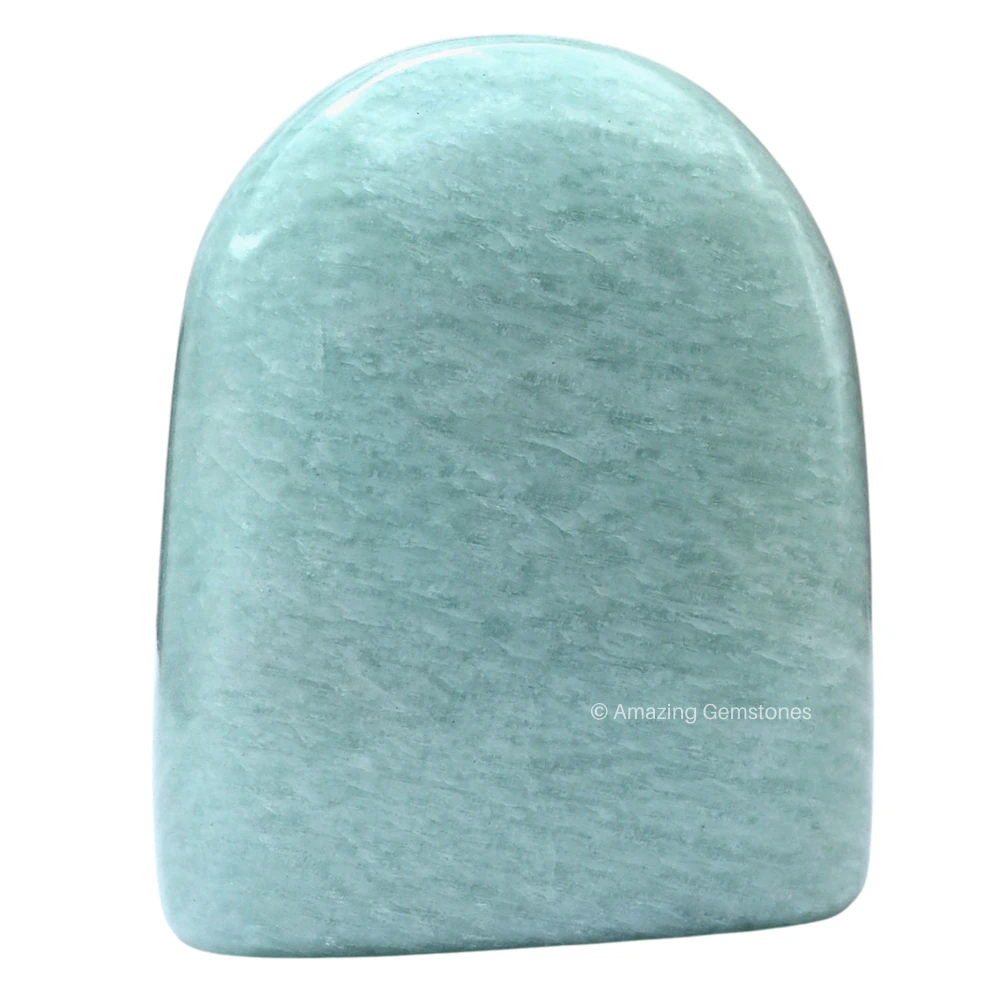 Amazonite Standing Palm Stone (Large)