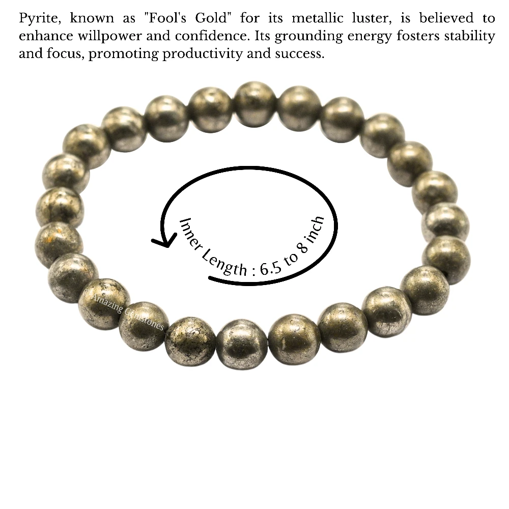 Pyrite Bracelet (Strechable)