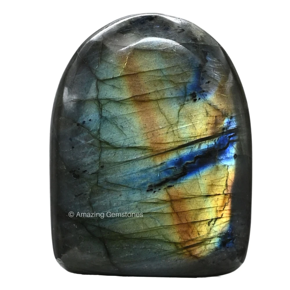 Labradorite Standing Palm Stone (Regular)