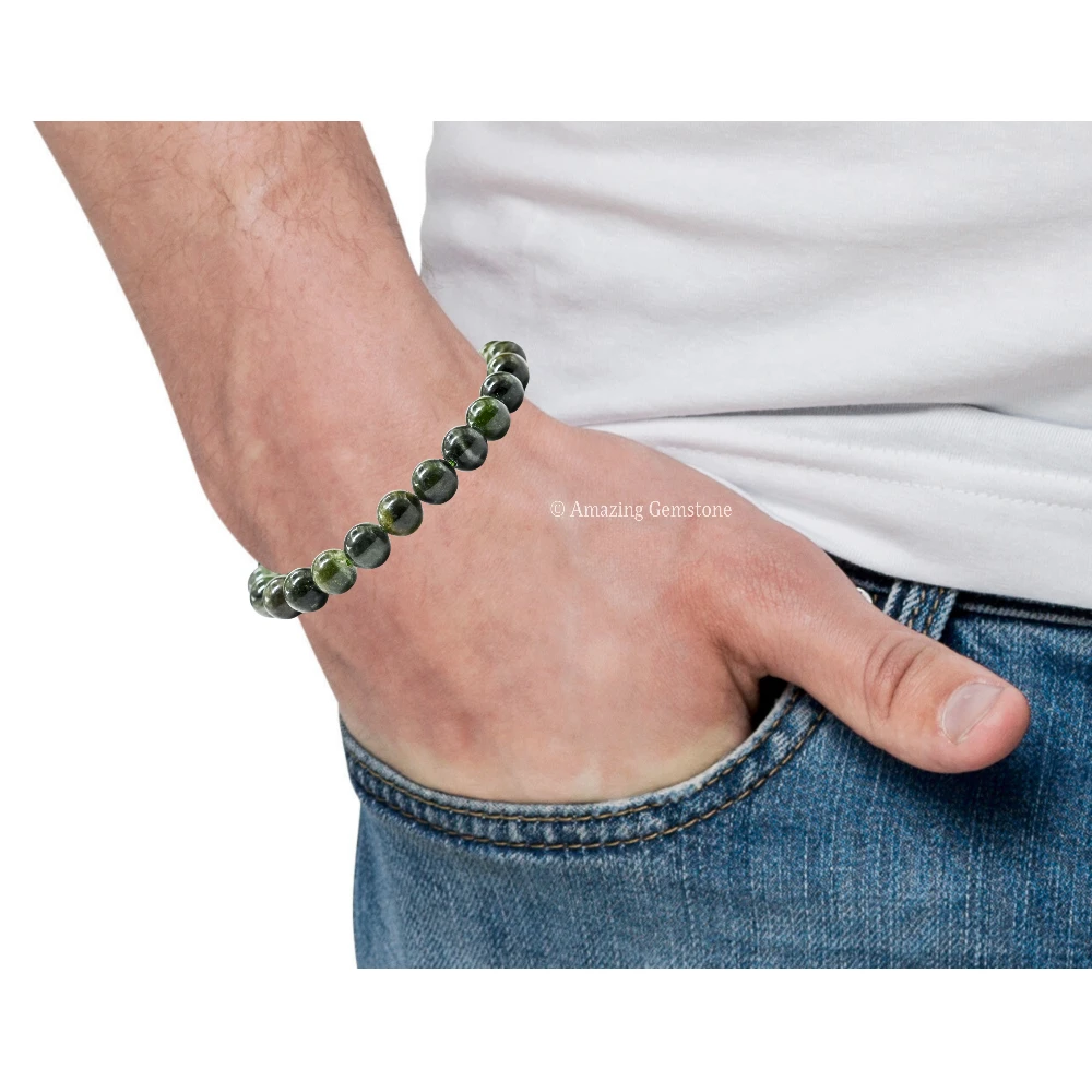 Chrome Diopside Bracelet (Strechable)