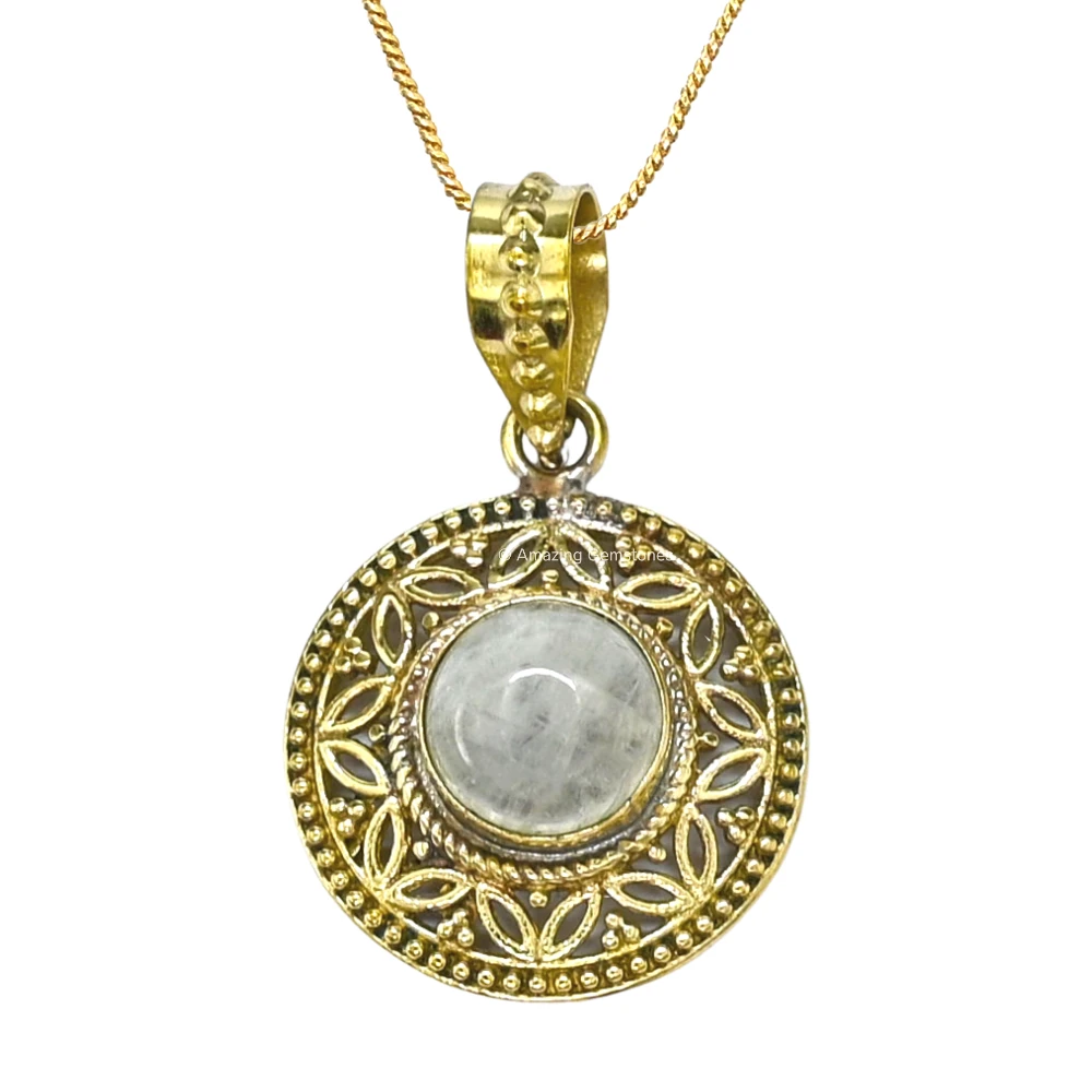 Clear Quartz Bead Necklace Premium