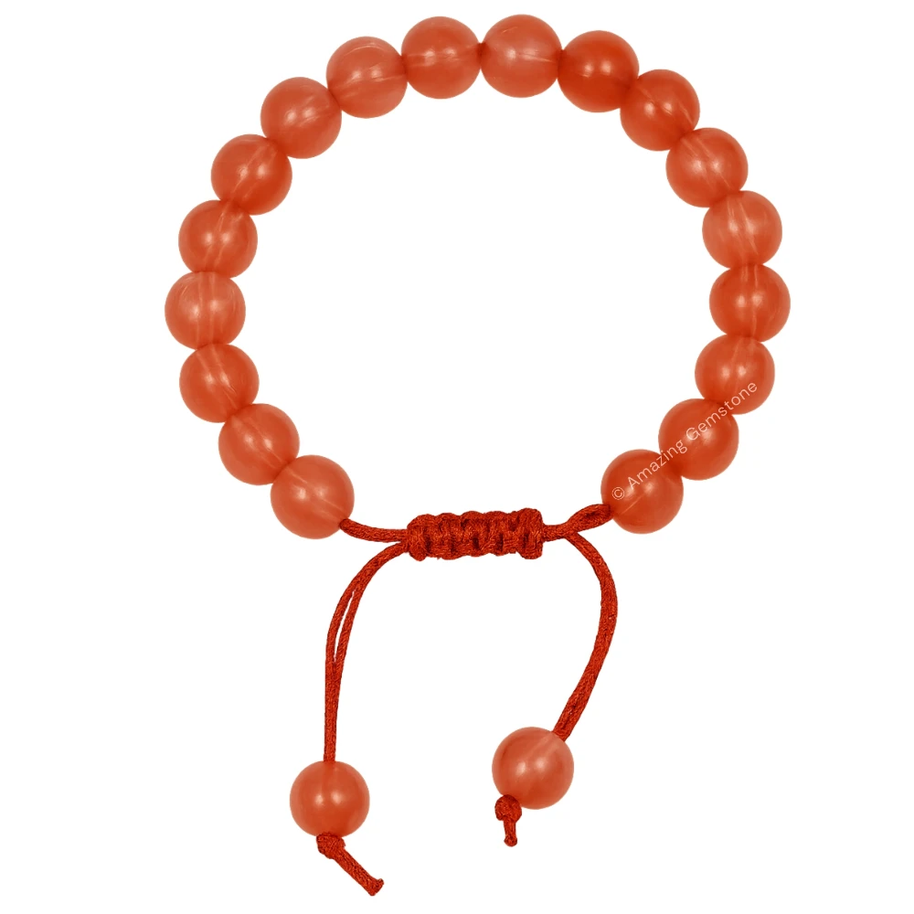 Cherry Quartz Bracelet (Adjustable)