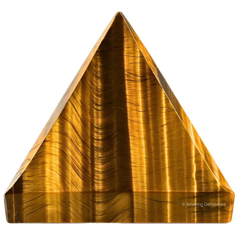 Tiger Eye Pyramid