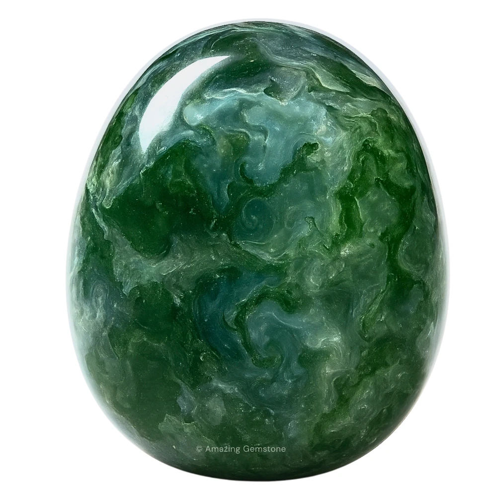 Tumbled Moss Agate Crystals Stones (1 oz)