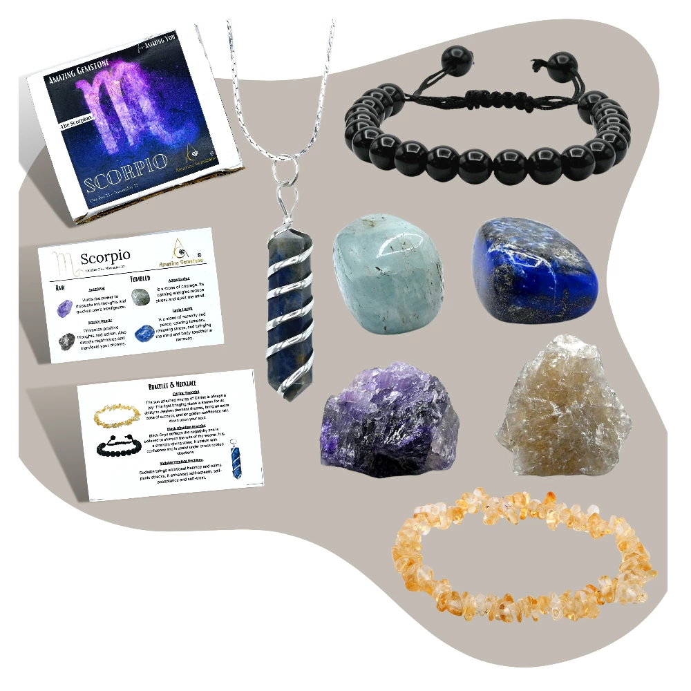 Crystals for Scorpio (Premium Set)