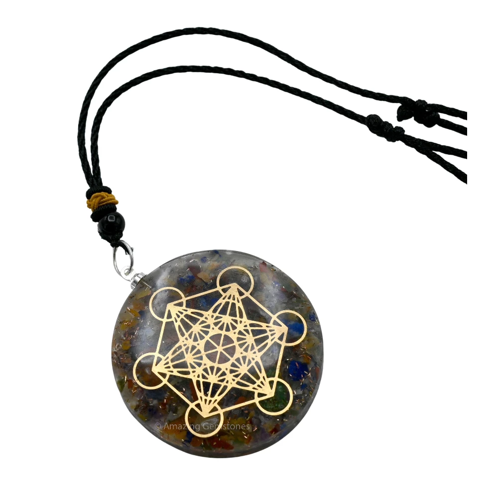 7 Chakra Orgone Necklace - Metatron