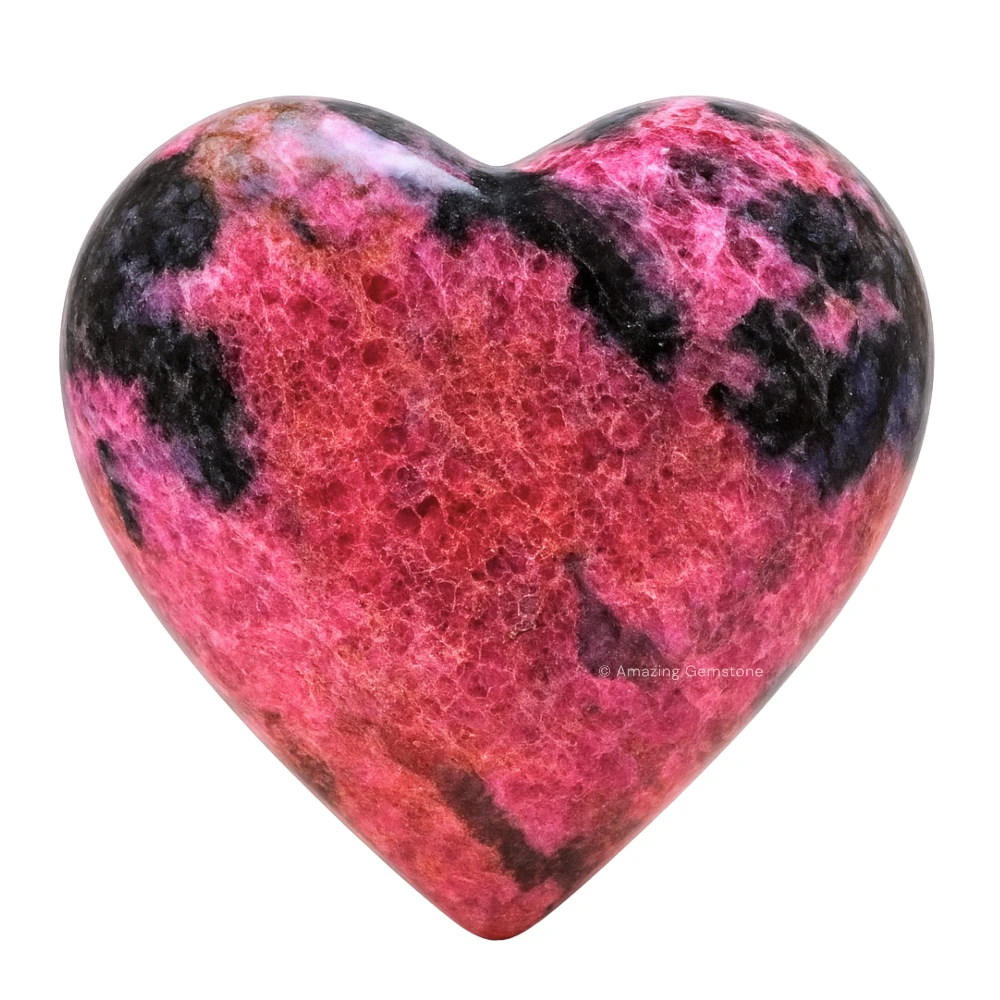 Rhodonite Heart