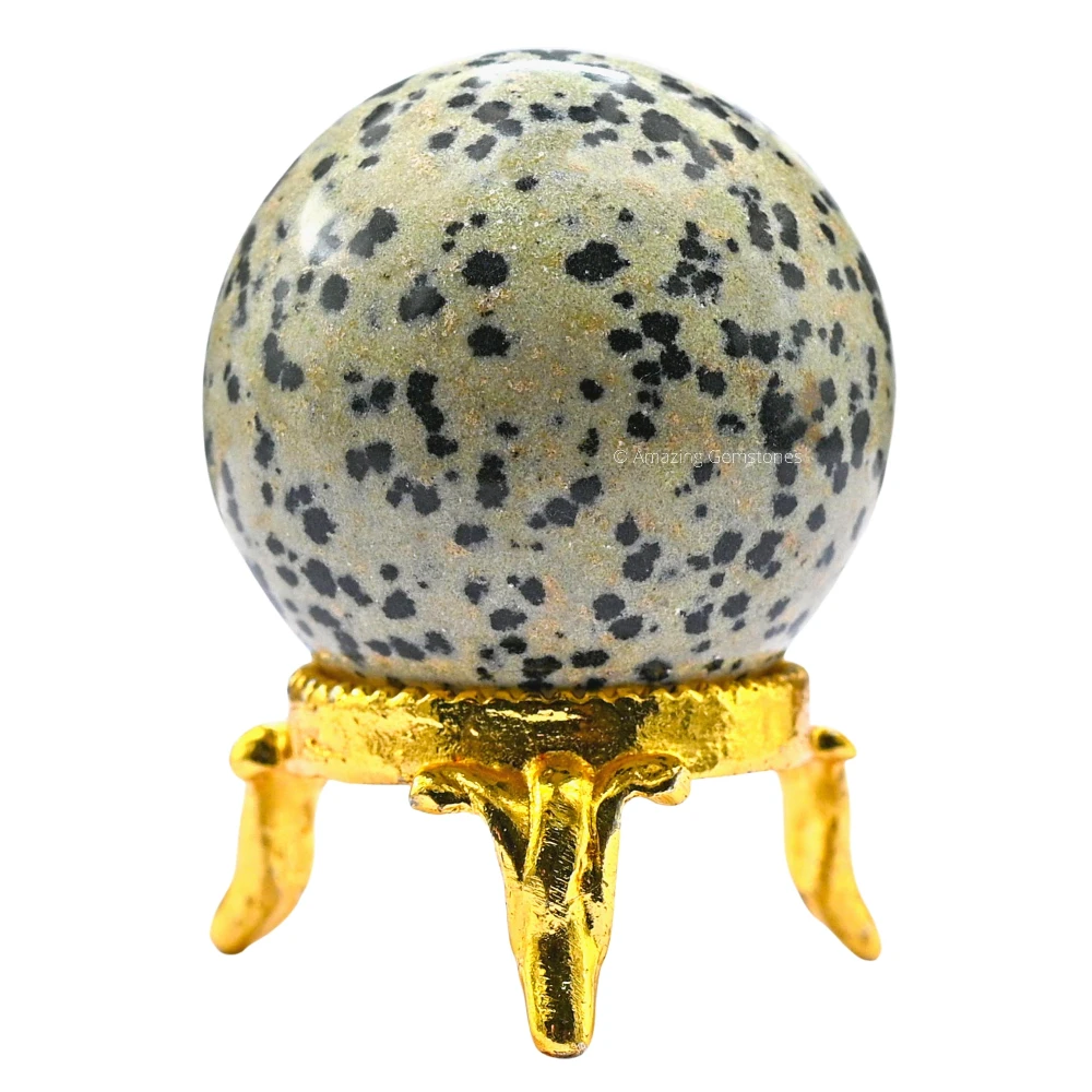 Dalmatian Jasper Sphere (1 Inch)