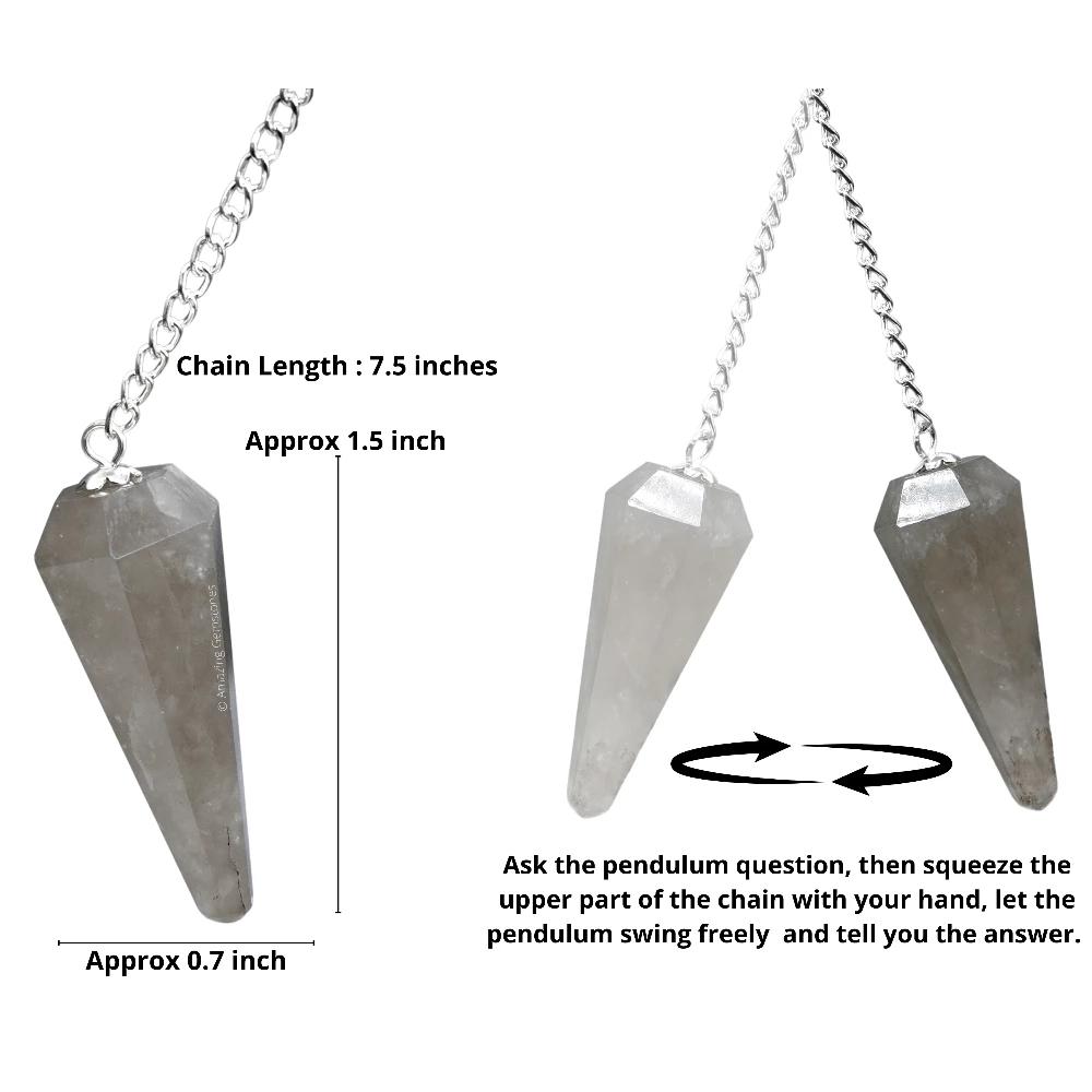 Smoky Quartz Pendulum