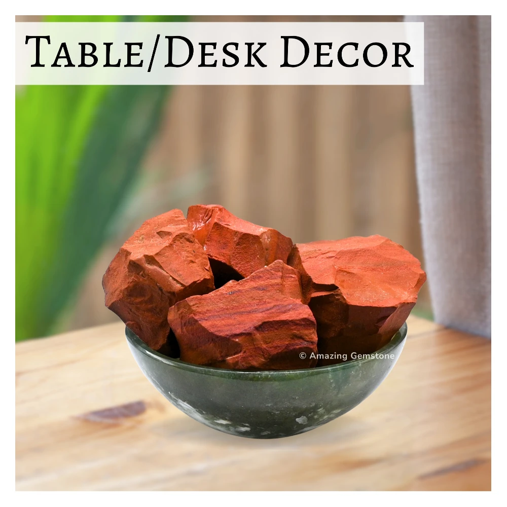 Red Jasper Raw Crystals (1 LB)