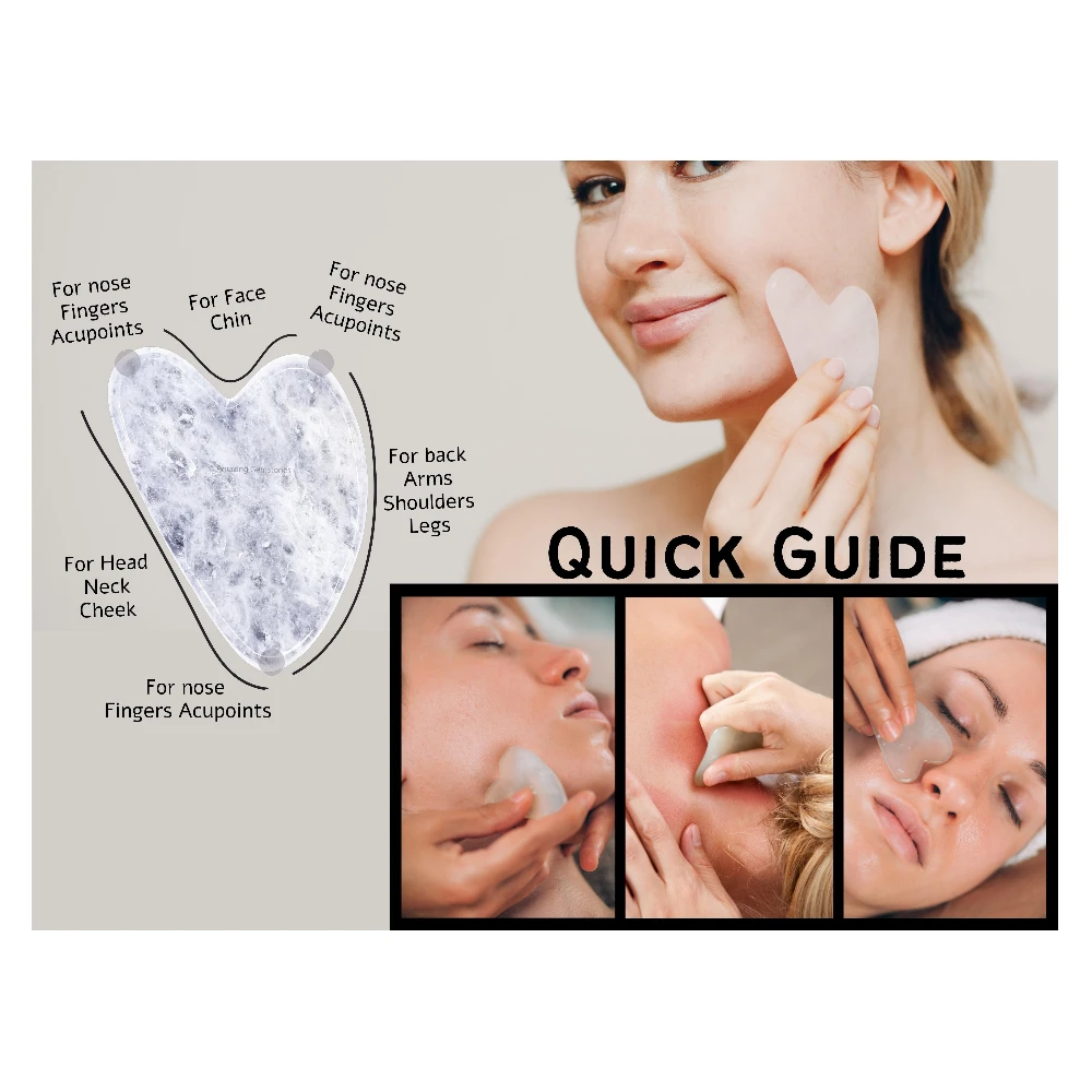 Clear Quartz Gua Sha