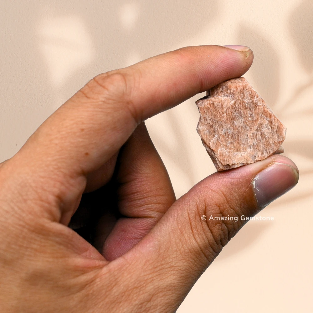Peach Moonstone Raw Crystals (1 LB)