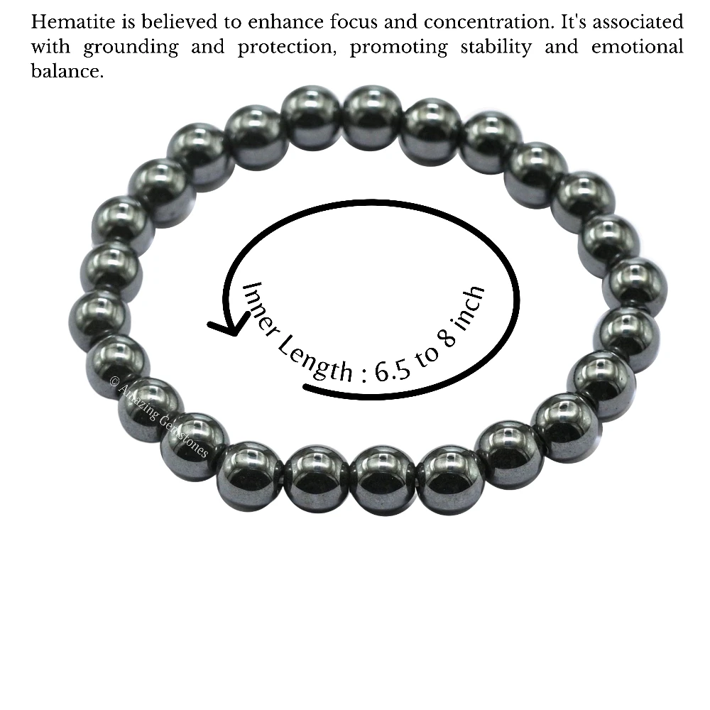 Hematite Bracelet (Strechable)