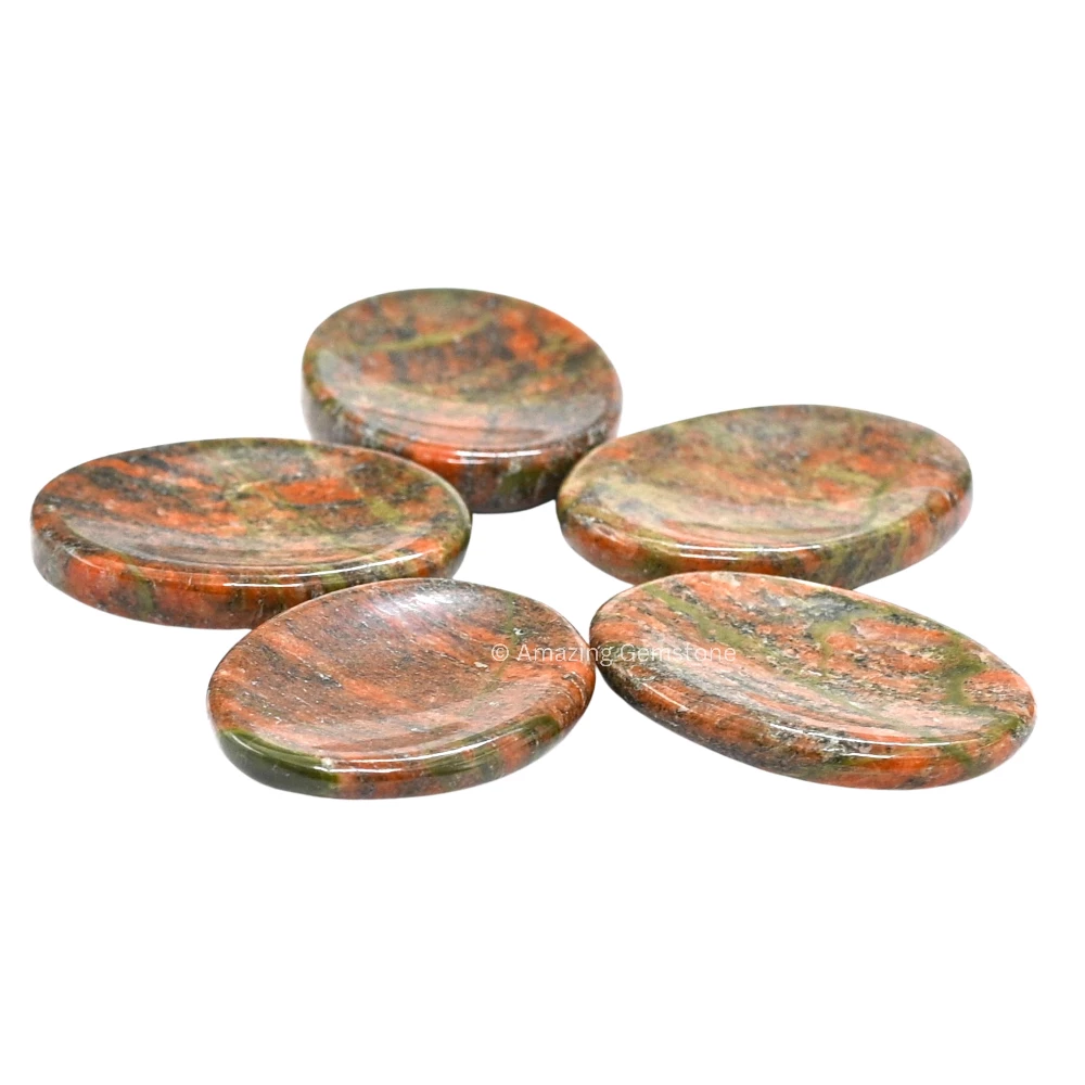 Unakite Worry Stone