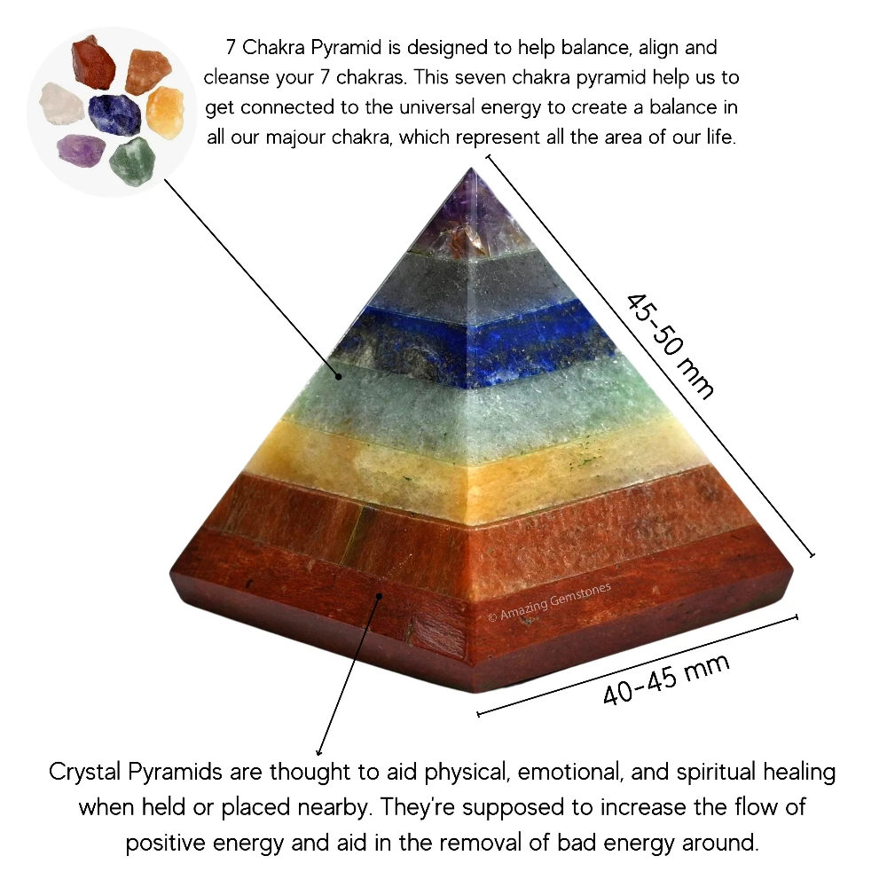 Chakra Pyramid (2 Inch)