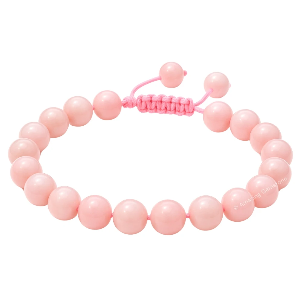 Pink Opal Bracelet (Adjustable)
