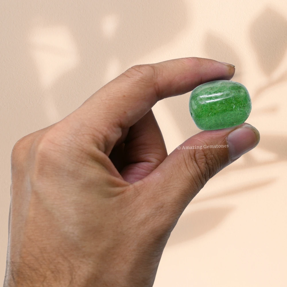 Tumbled Green Strawberry Quartz Stone Crystals (1000+ Carats)