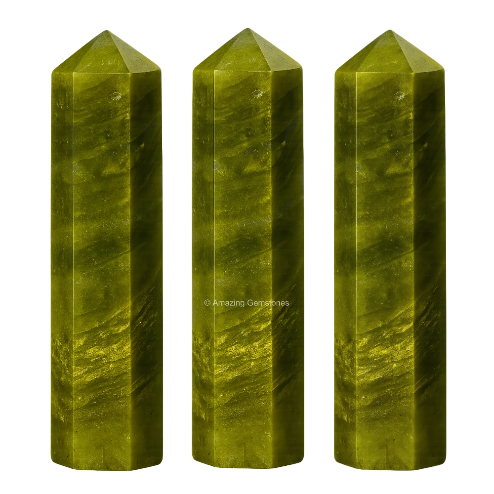 Vesuvianite Pencil Points (Set of 3)