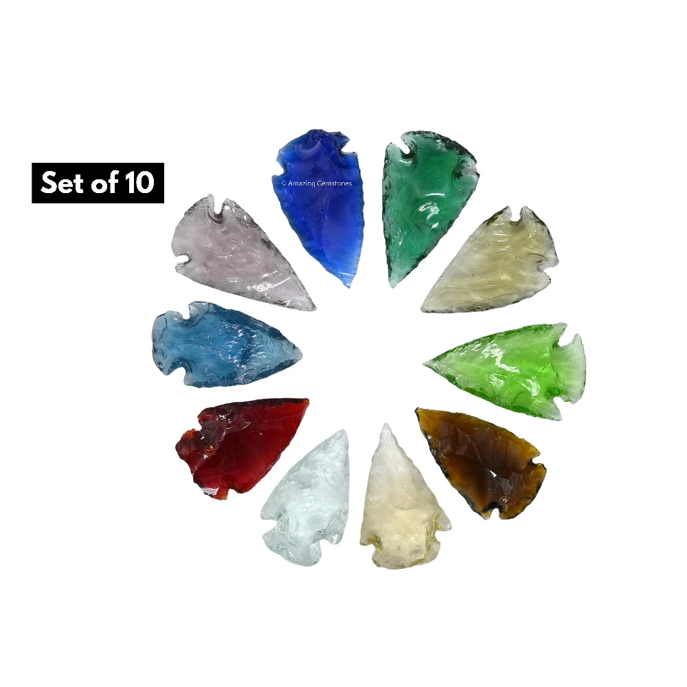 Red Arrowhead - 1" to 1.5" (10 Pieces)