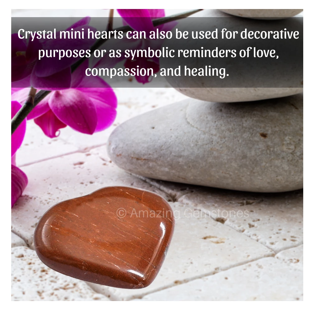Red Jasper Heart (Pack of 2)