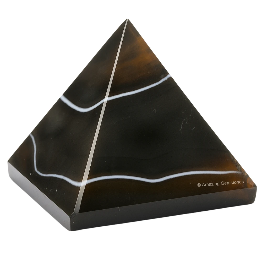 Black Onyx Pyramid (2 Inch)