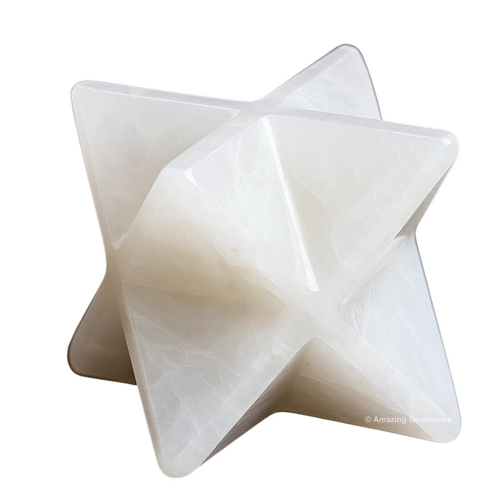 Snow Quartz Merkaba (15-20 mm)