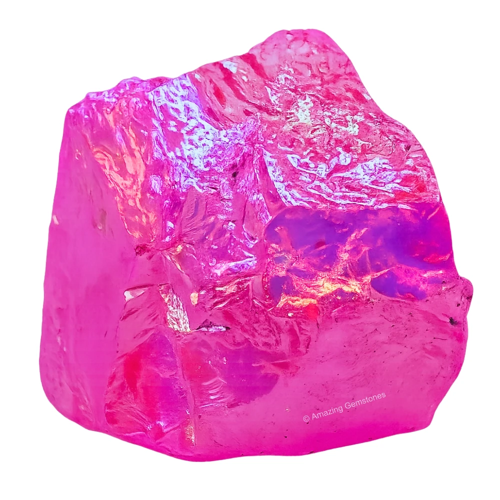 Rose Aura Quartz Raw Crystals (2 Pieces)