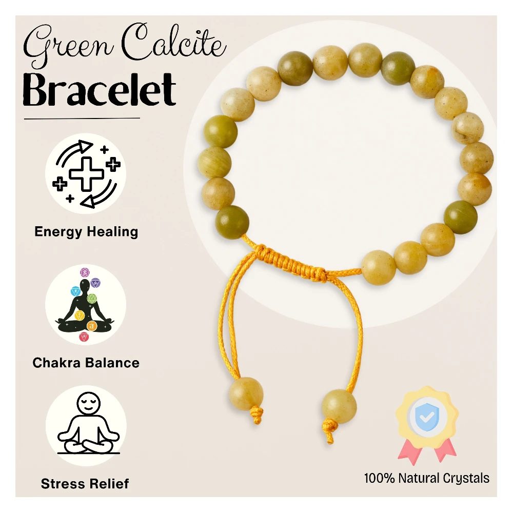 Green Calcite Bracelet (Adjustable)