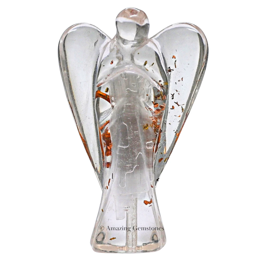 Selenite Orgone Angel Figurine