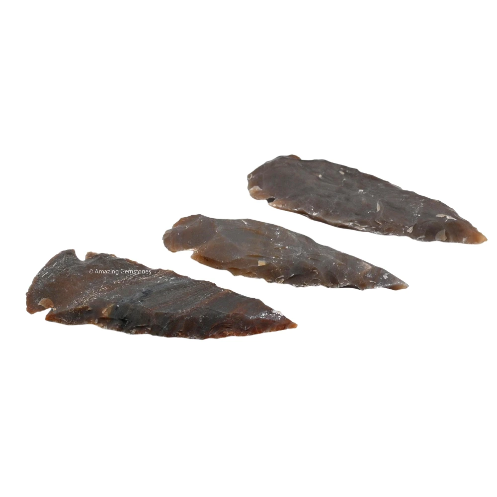 Fancy Jasper Crystal Arrowhead - 3" to 4" (3 Pieces)