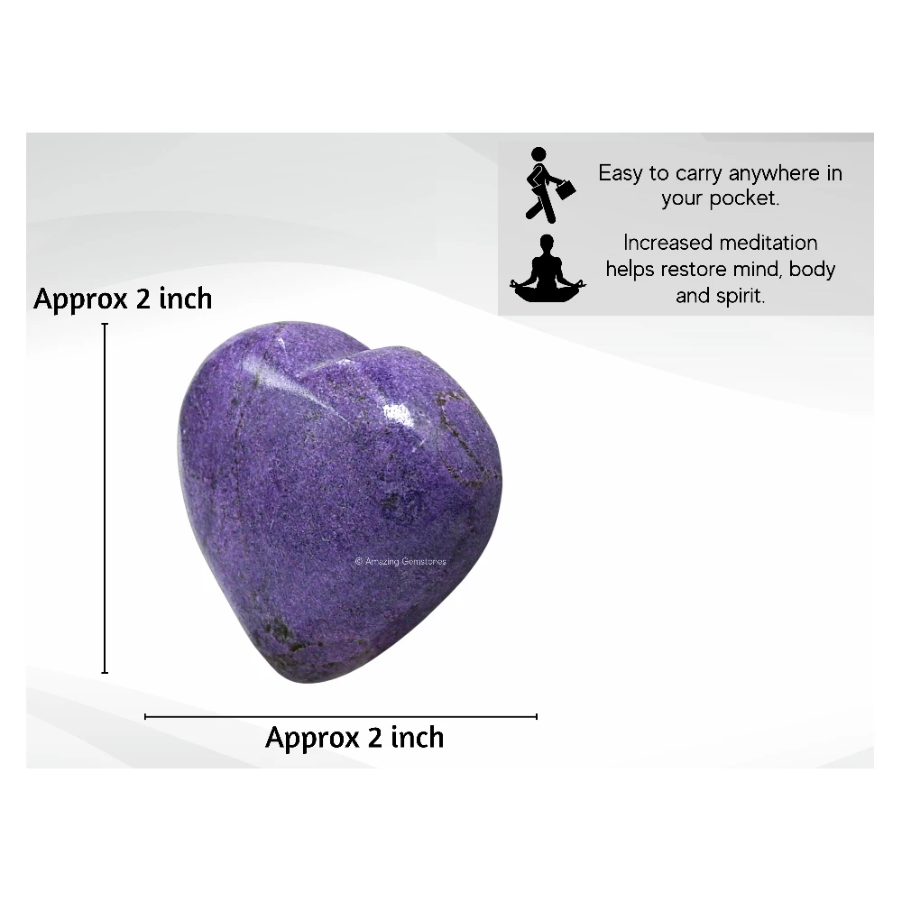 Stichtite Heart