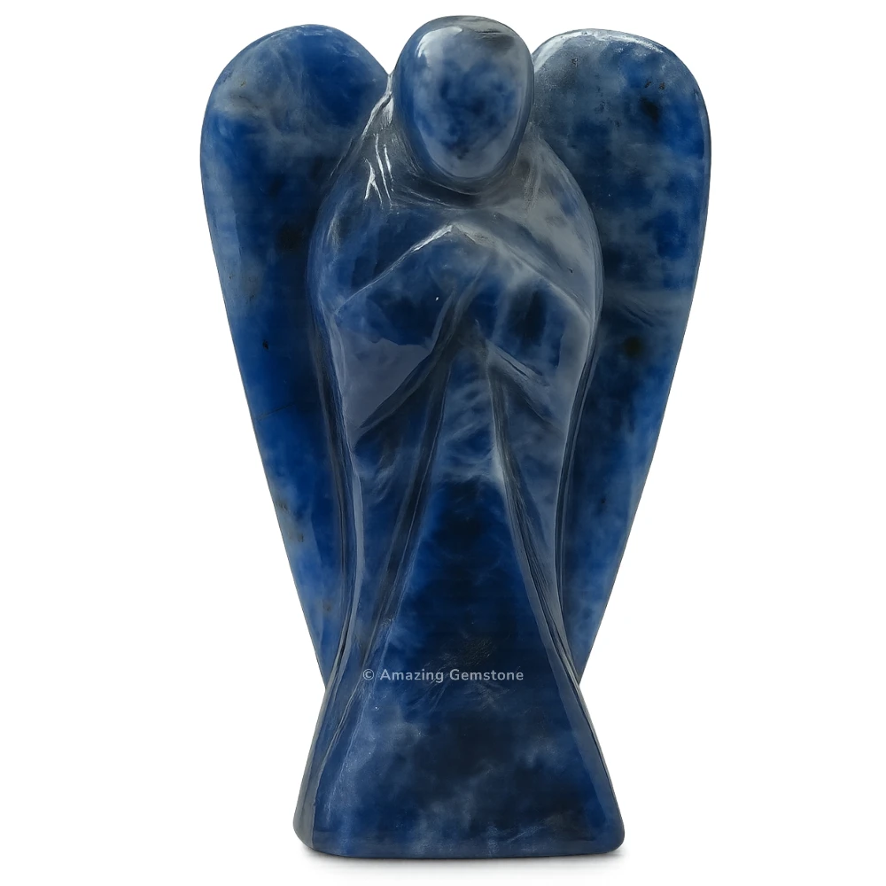Sodalite Angel Figurine