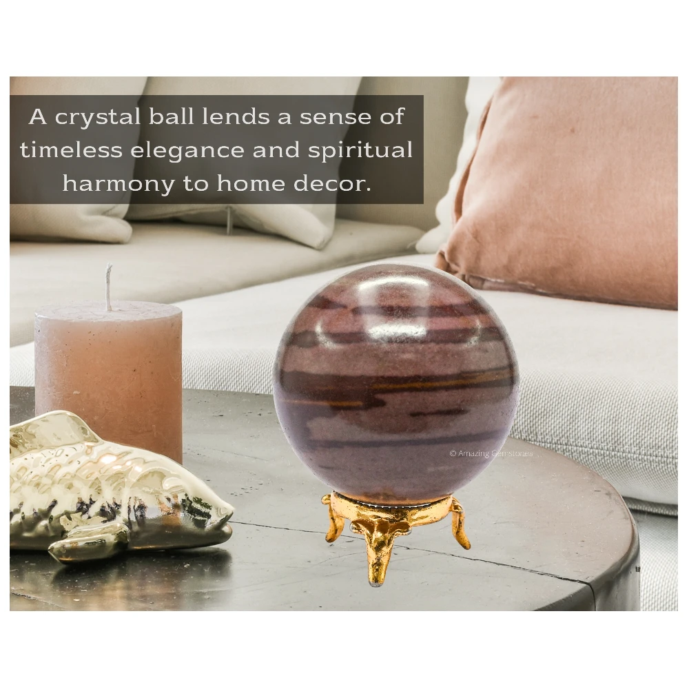 Large Narmada Shiva Lingam Sphere (2.5 Inch)