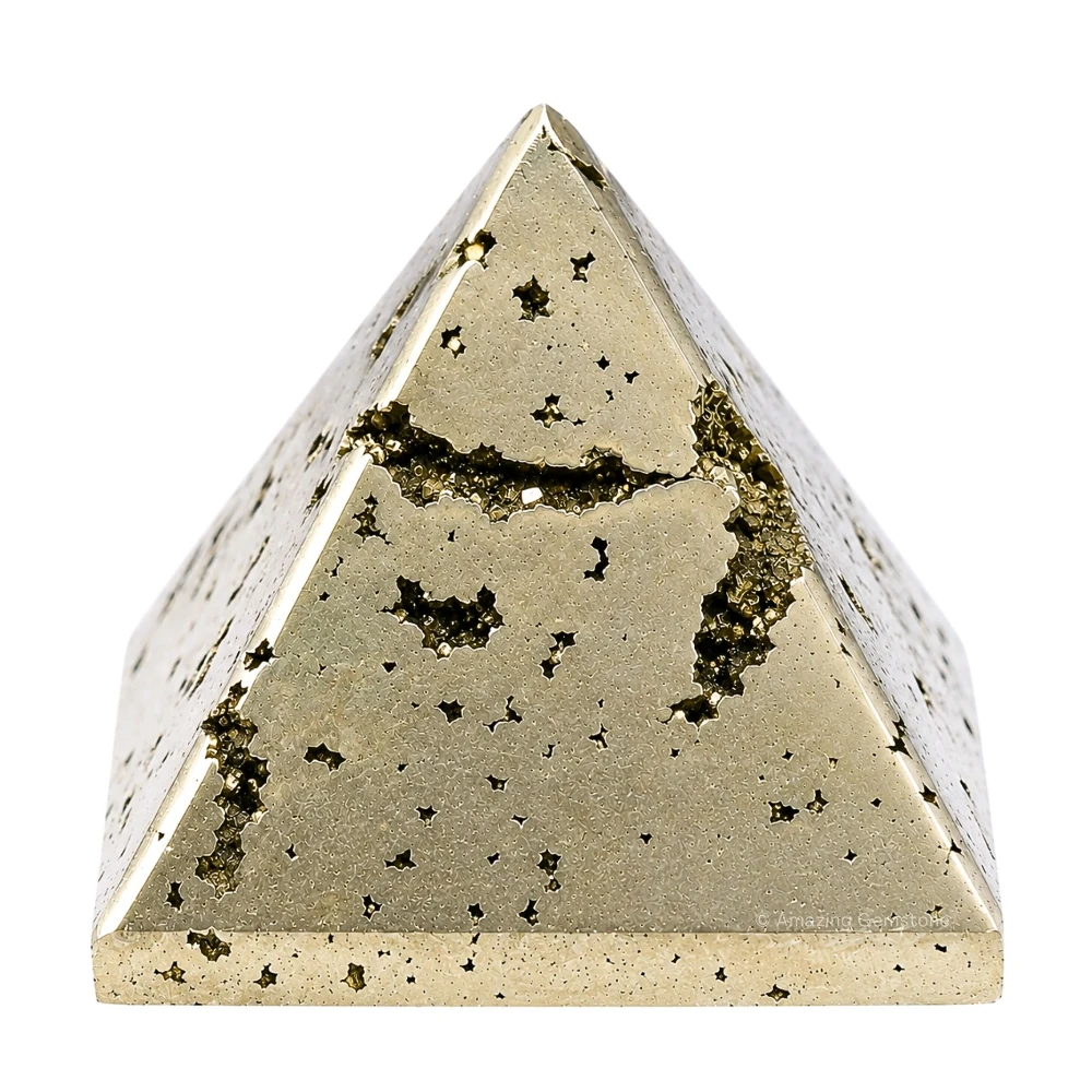 Raw Pyrite Pyramid (2 Inch)