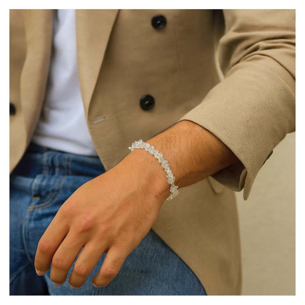 Clear Quartz Chips Bracelet