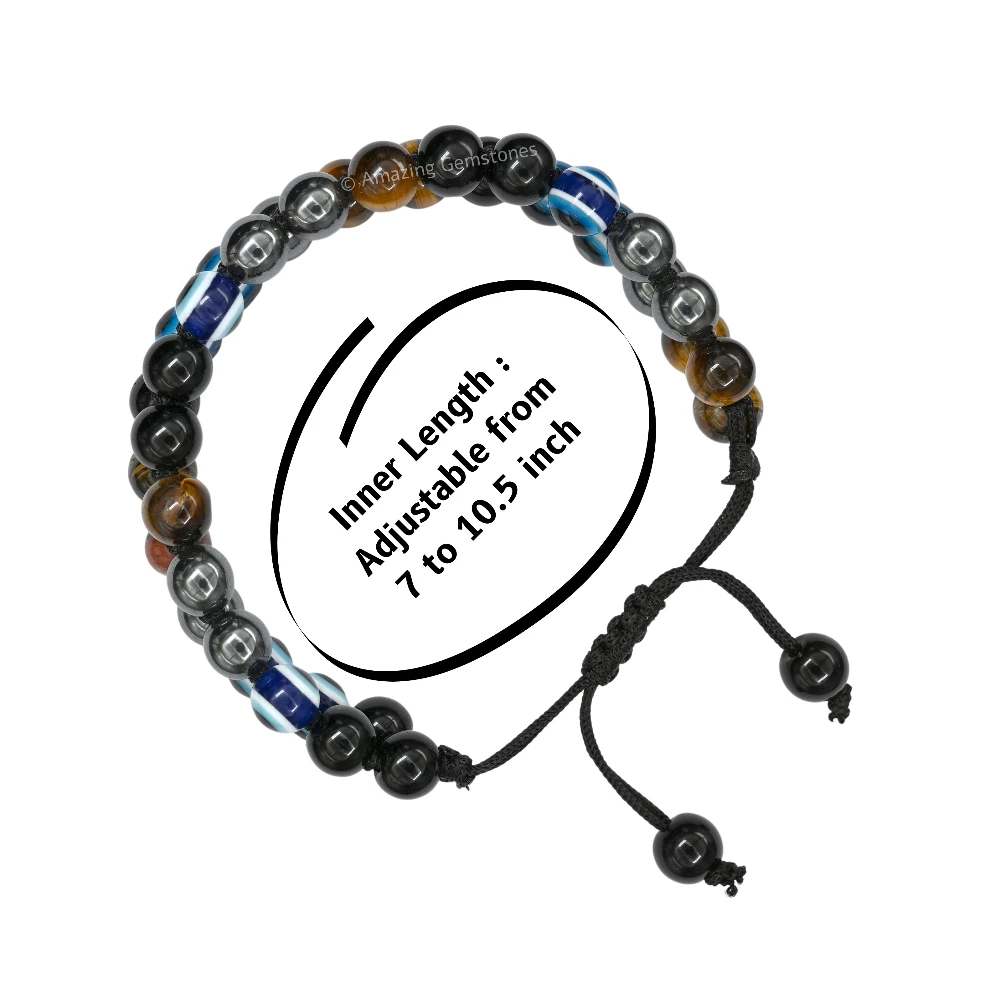 Evil Eye Bracelet for Ultimate Protection (Double Layer)
