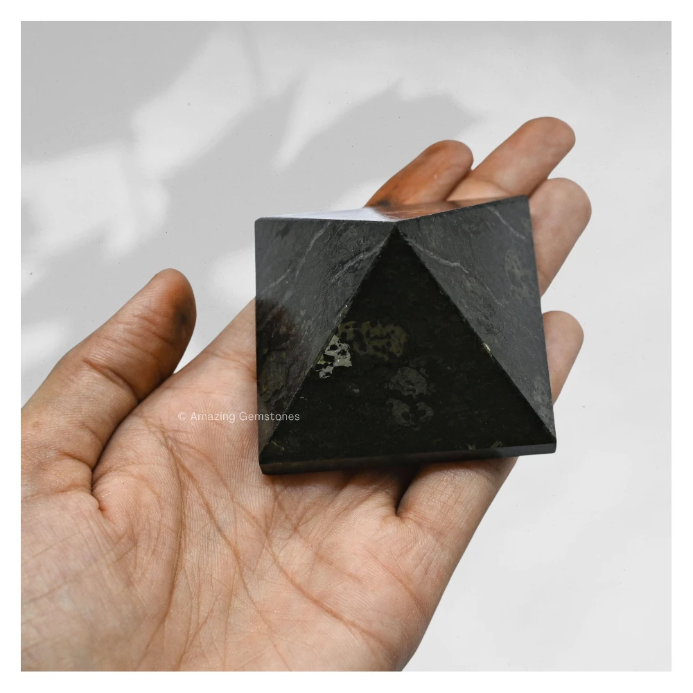 Nuummite Pyramid (2 Inch)