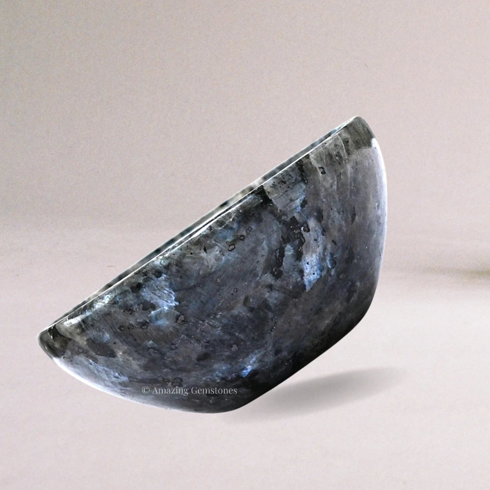 Larvikite Crystal Bowl - 2 Inch
