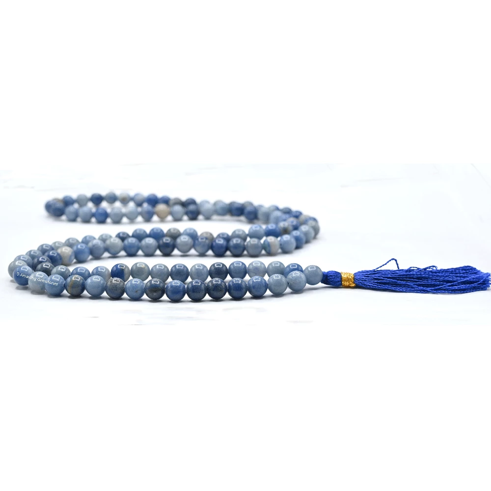 Blue Aventurine Mala (Without Knot)