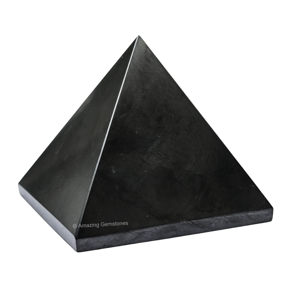 Shungite Pyramid (65-70 mm)
