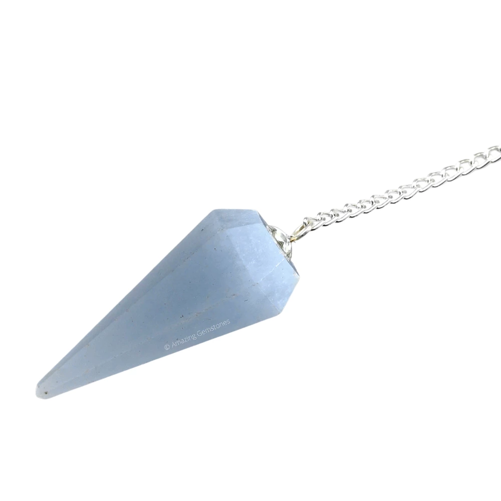 Blue Calcite Pendulum