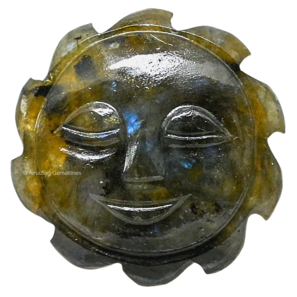 Labradorite Crystal Sun Face
