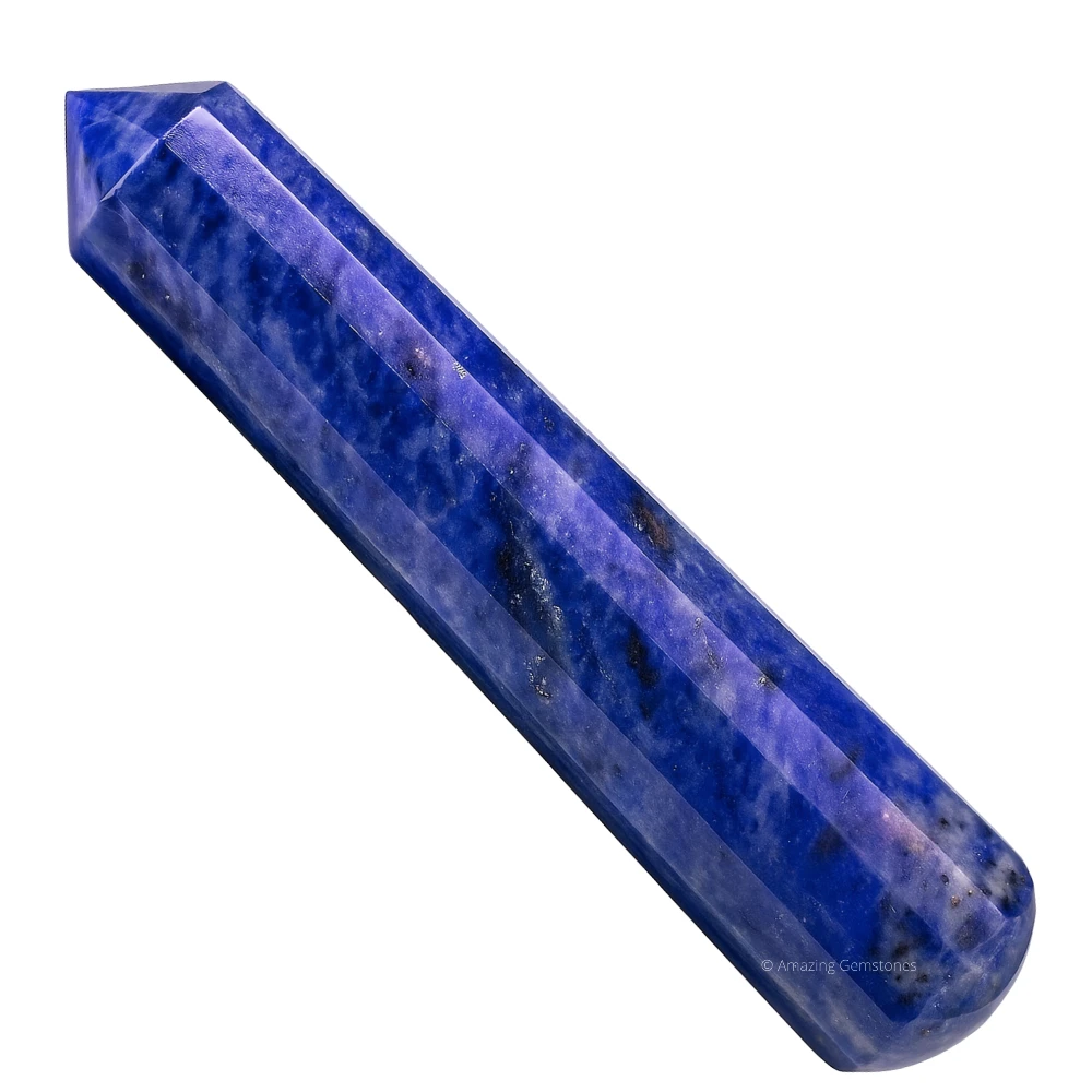 Sodalite Wand (Faceted)