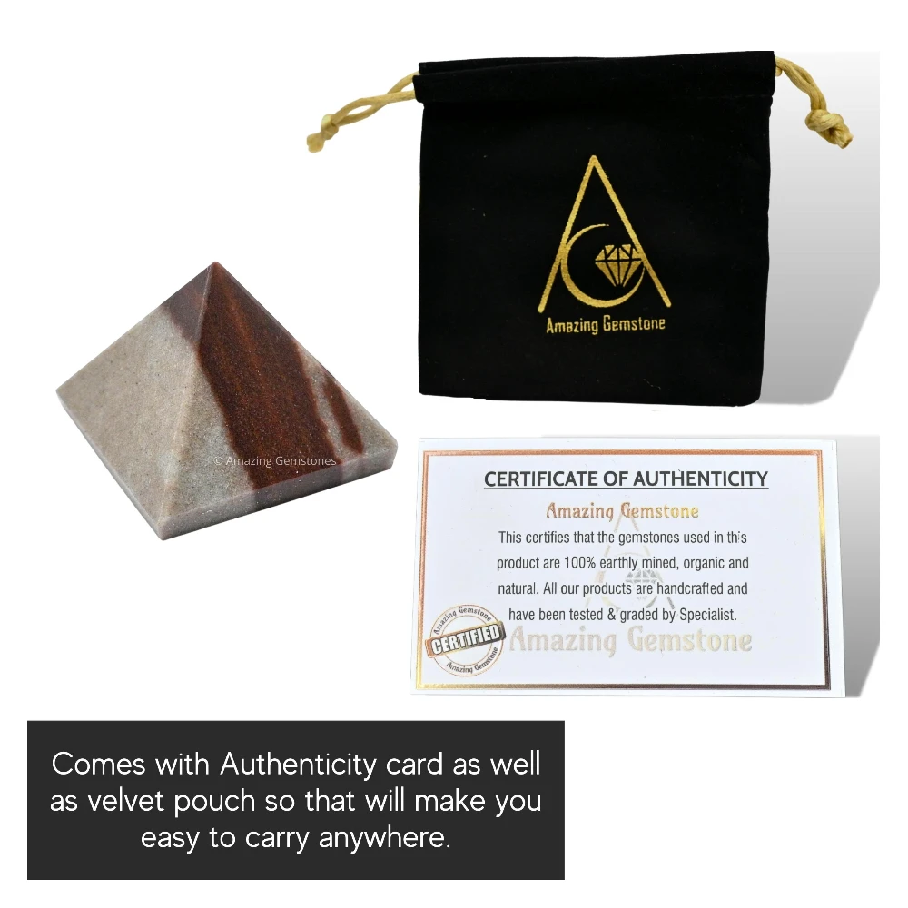 Shiva Lingam Pyramid (1 Inch)