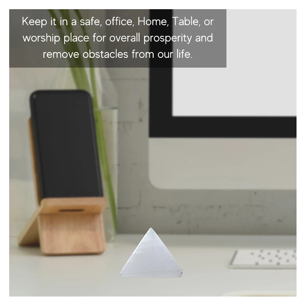 Selenite Pyramid (1 Inch)